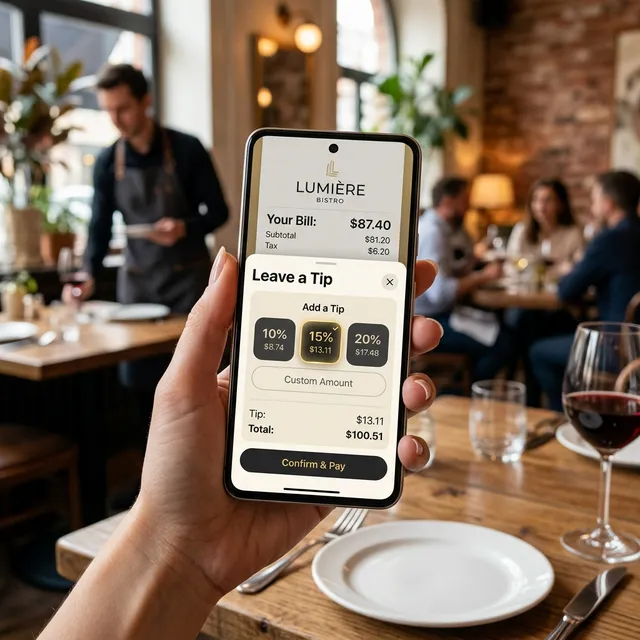 Restoranlar İçin Dijital Bahşiş Sistemi Uygulaması